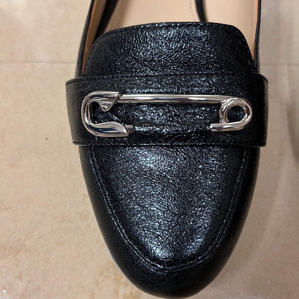 Katy Perry Black Silver The Pinz Slipper Loafer Flats,‎ size 7 - Picture 6 of 15